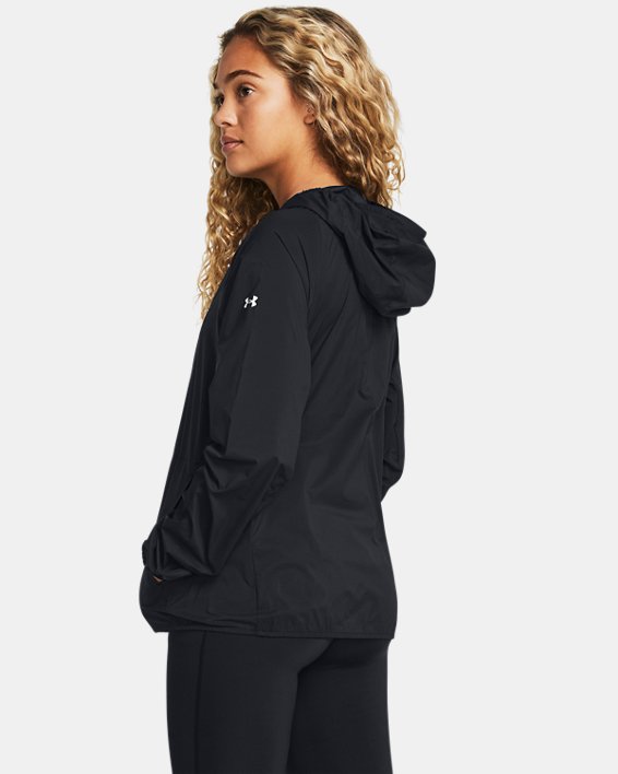 Women's UA Launch Lightweight Jacket in Black image number 1